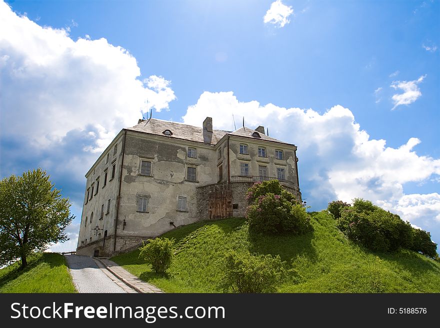 Fortress in Olesko in Ukraine