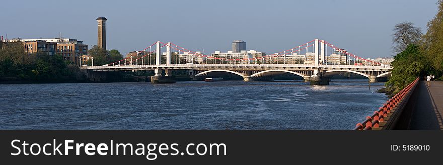 Chelsea Bridge Panorama