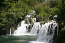 Krka Waterfall Stock Images Krka Waterfall Stock Images