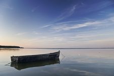 Lonely Boat Stock Image Lonely Boat Stock Image