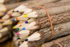 Wooden Pencils Royalty Free Stock Images