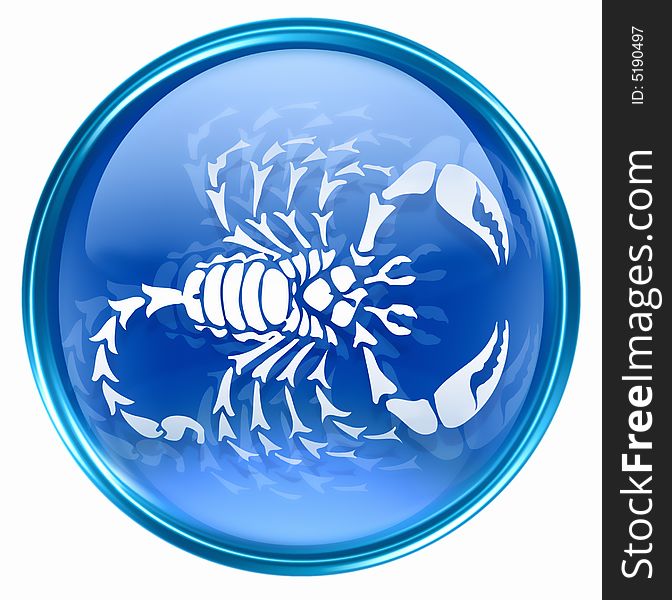 Scorpio Zodiac Button Icon