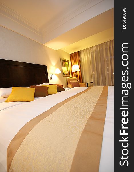 Spacious and nicely deocrated room. Gold Theme with King Bed. Spacious and nicely deocrated room. Gold Theme with King Bed