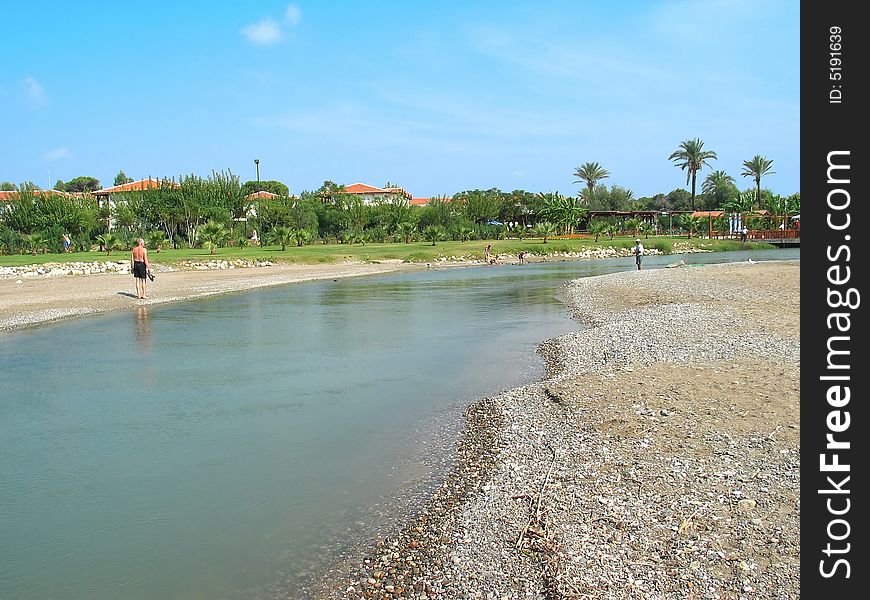 A wonderful of a river bank