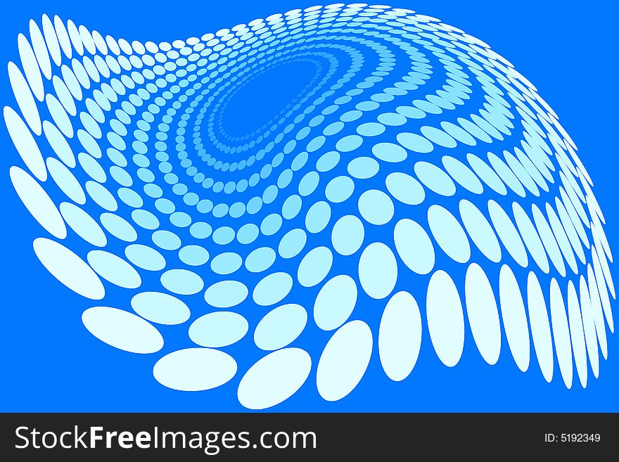 Vector illustration of abstract blue