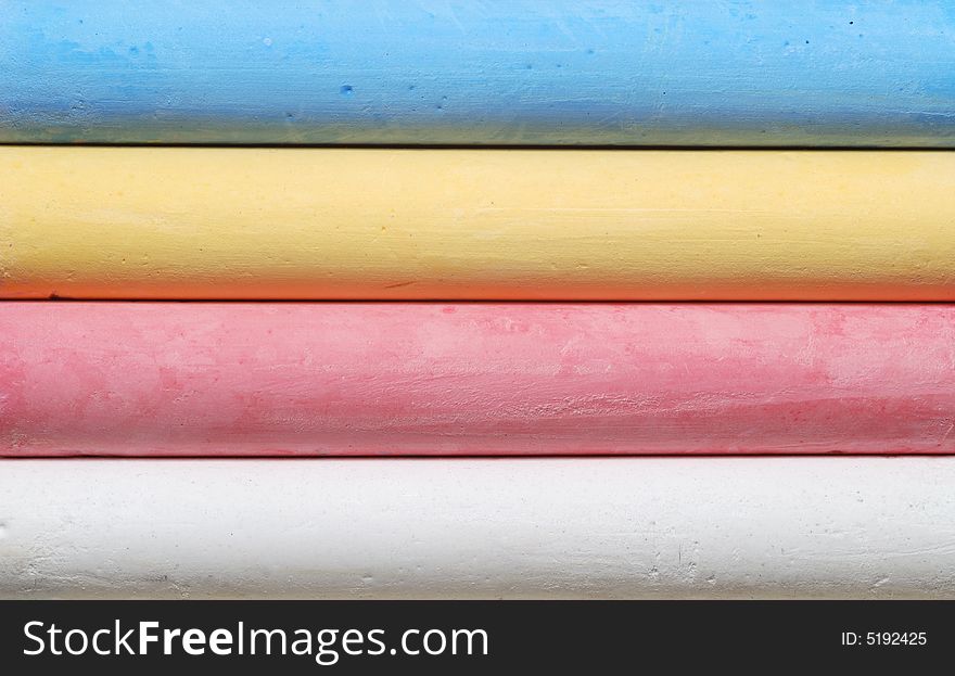 Colored chalk background, for educational projects, horizontal orientation