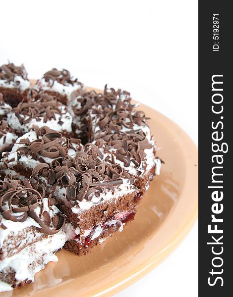 Sliced Of Black Forest Cake