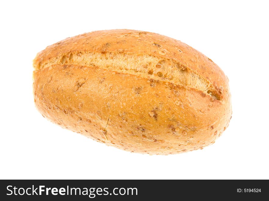 Bread roll isolated on a white background. Bread roll isolated on a white background.