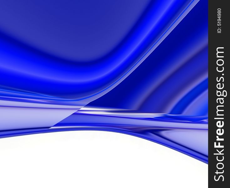 Modern 3D rendered fractal design(abstract background)