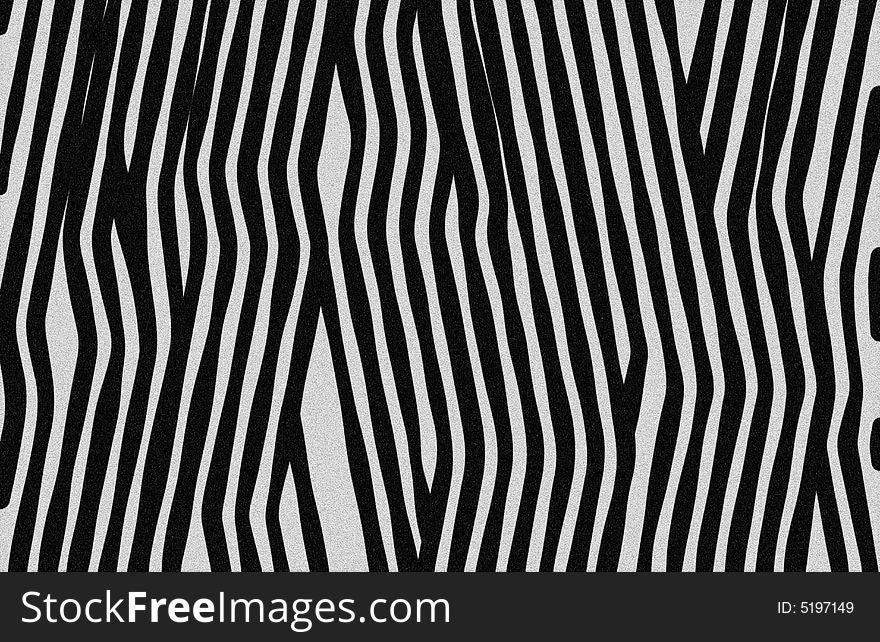 Illustration of zebra hair. (background, wallpaper, texture)