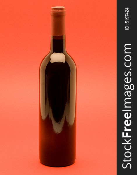 Red Wine On Red Background