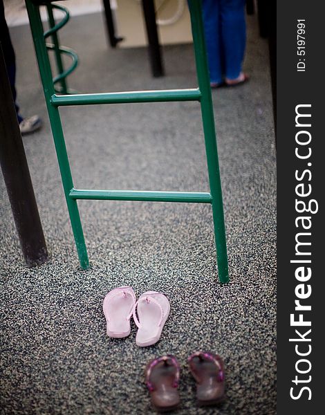 Playground and shoes