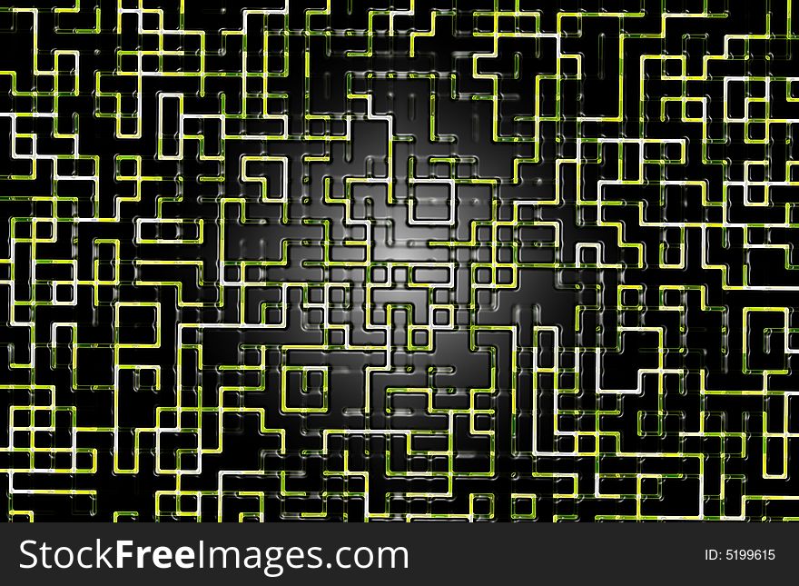 Black abstract background  of grid