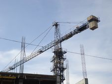 Construction Crane. Royalty Free Stock Image
