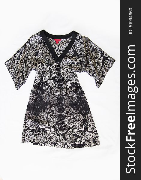 Black japan kimono dress
