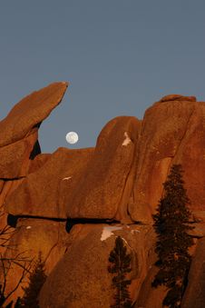 Sunset, Vedauwoo, 5a Royalty Free Stock Photos Sunset, Vedauwoo, 5a Royalty Free Stock Photos