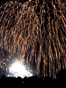 Raining Fireworks Royalty Free Stock Photos Raining Fireworks Royalty Free Stock Photos