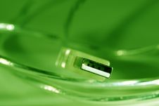 Macro Of USB Plug Royalty Free Stock Photo Macro Of USB Plug Royalty Free Stock Photo