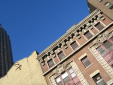 Buildings, Blue Sky Nyc Royalty Free Stock Photography Buildings, Blue Sky Nyc Royalty Free Stock Photography
