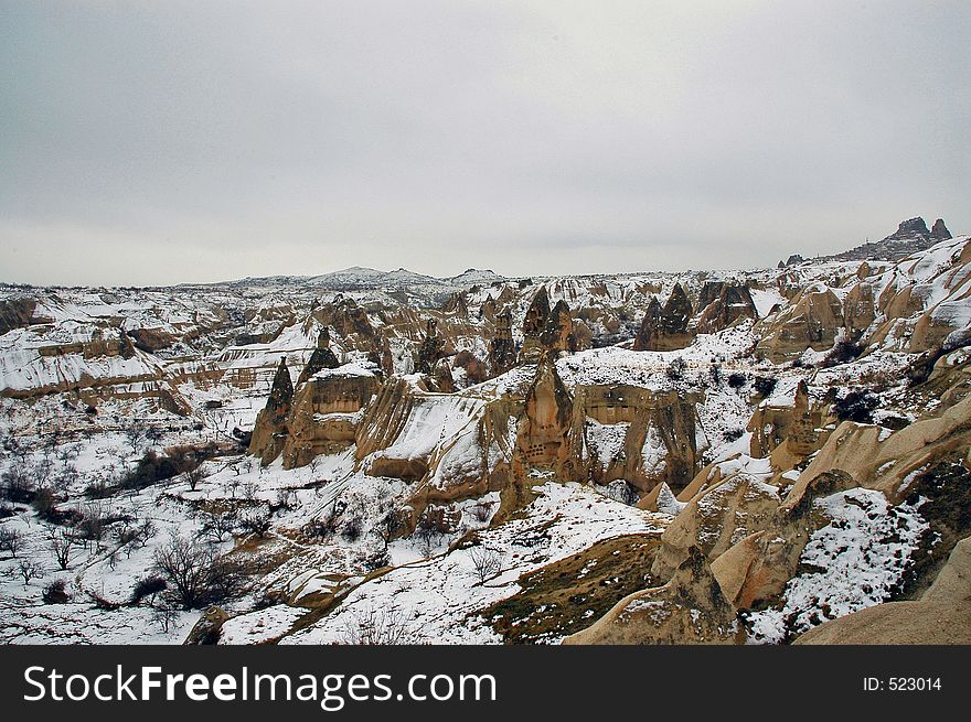 Valley of the Birds in Cappadocia. This is where they shot Star Wars Episode 1