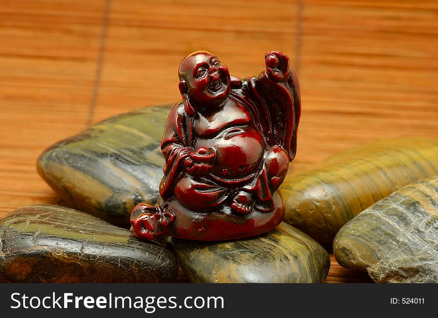 Photo of a Budha on Stones