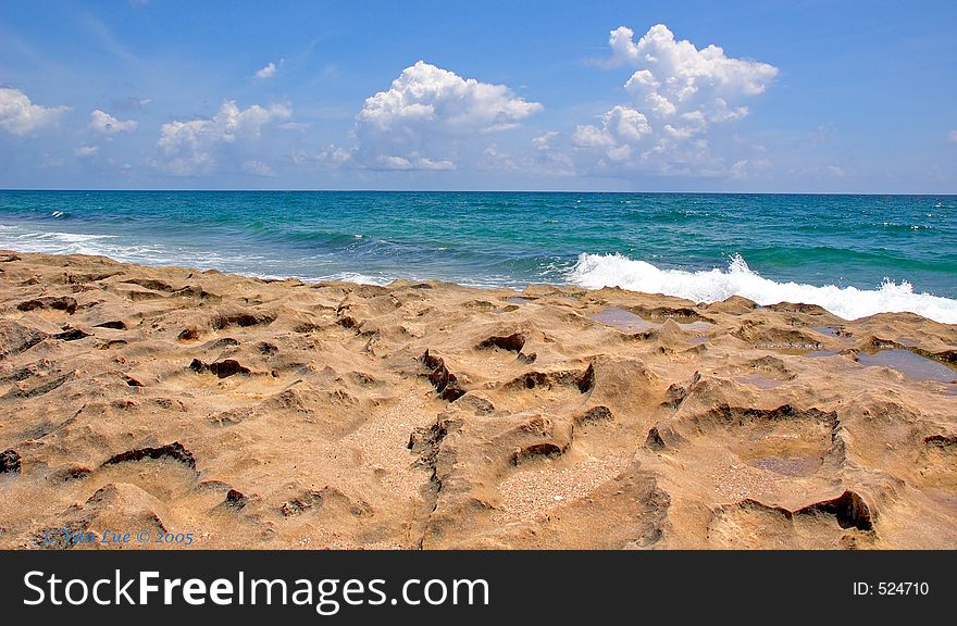 Rocky florida inlet. Rocky florida inlet