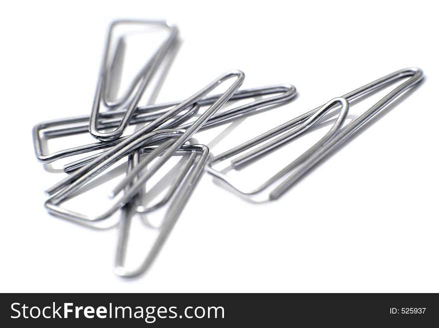 A bunch of paperclips