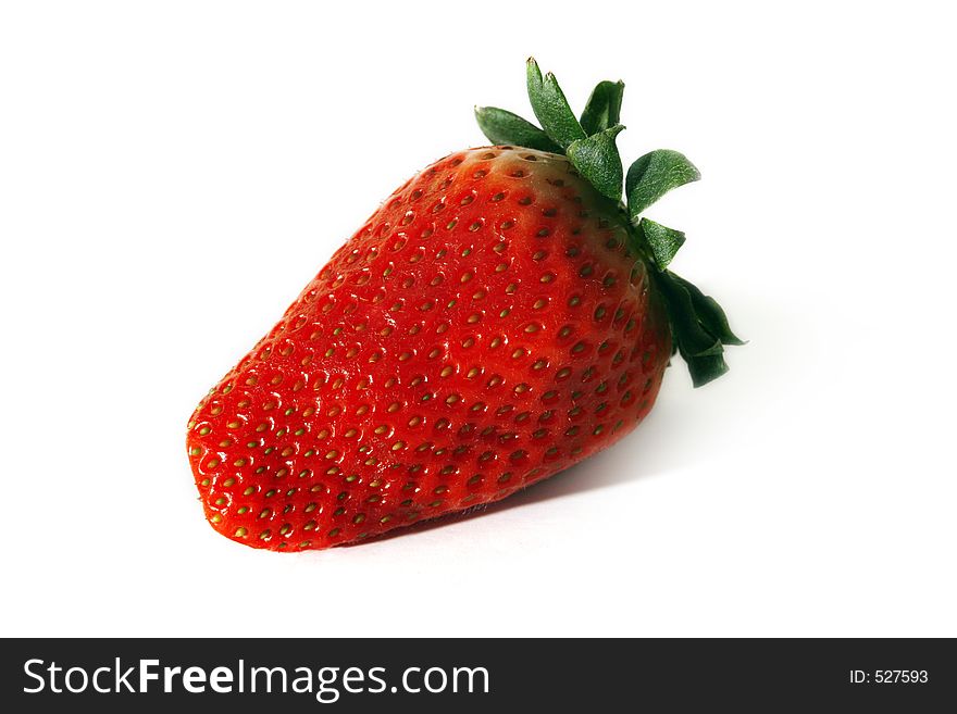 Strawberry isolated agains a white background. Strawberry isolated agains a white background