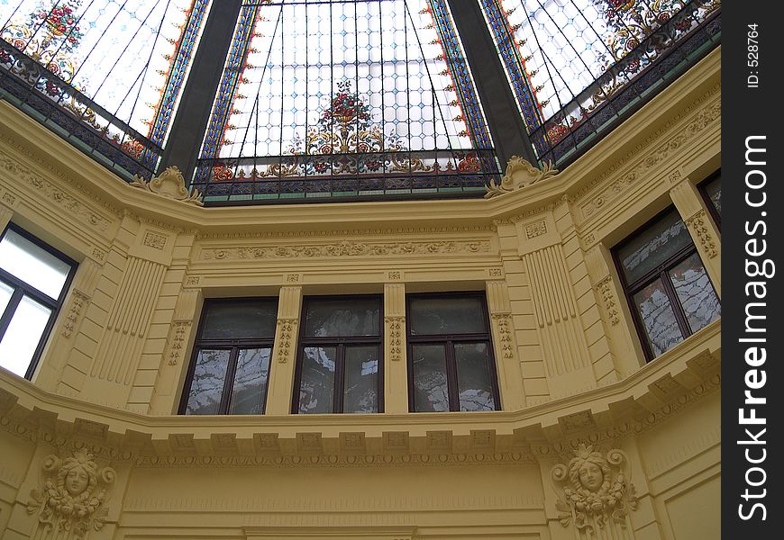 Octagon indoor and windows