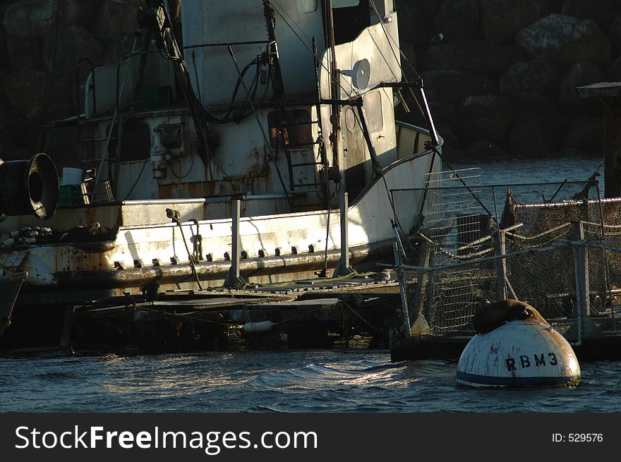 Boat at anchor