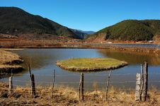 Rural Landscape Nearby Lugu Lake Stock Photography Rural Landscape Nearby Lugu Lake Stock Photography