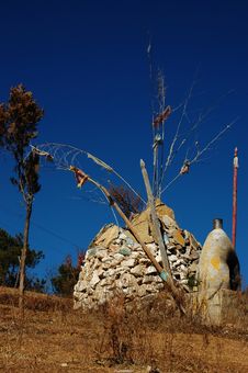 Sacrificial Altar In Lugu Lake Stock Photography Sacrificial Altar In Lugu Lake Stock Photography