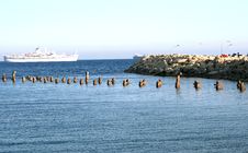 Broken Pier Stock Photography