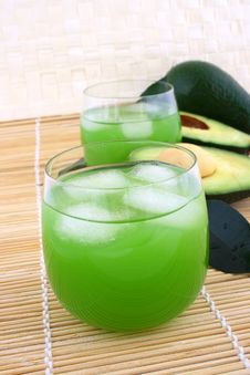 Avocado Juice Royalty Free Stock Photos Avocado Juice Royalty Free Stock Photos