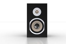 Simple Black Loudspeaker 2 Royalty Free Stock Images Simple Black Loudspeaker 2 Royalty Free Stock Images