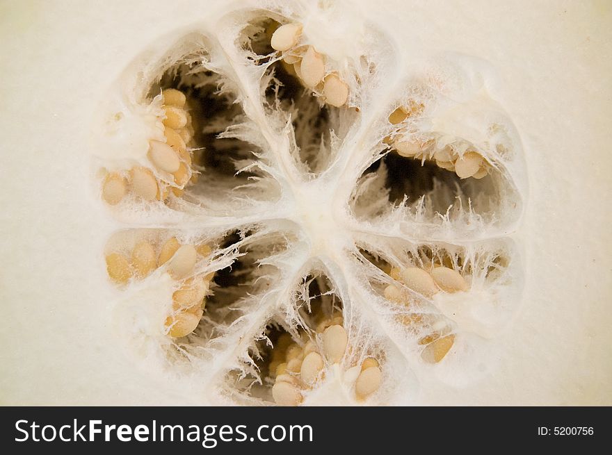 Close up of Melon slide with seeds. Close up of Melon slide with seeds