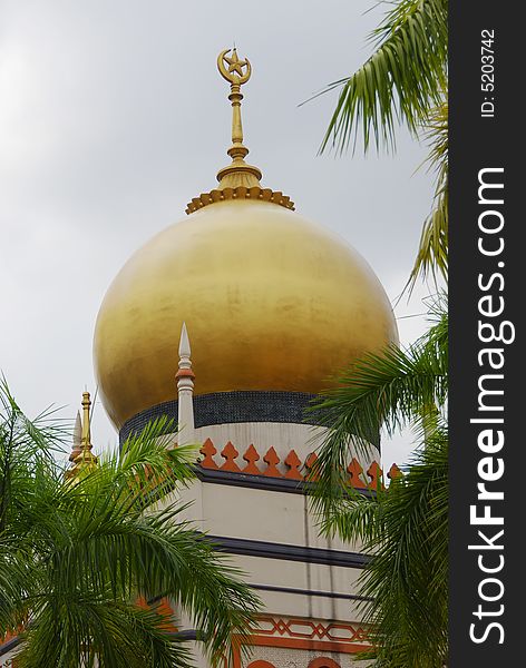 Dome Islam Temple in Singapore. Dome Islam Temple in Singapore