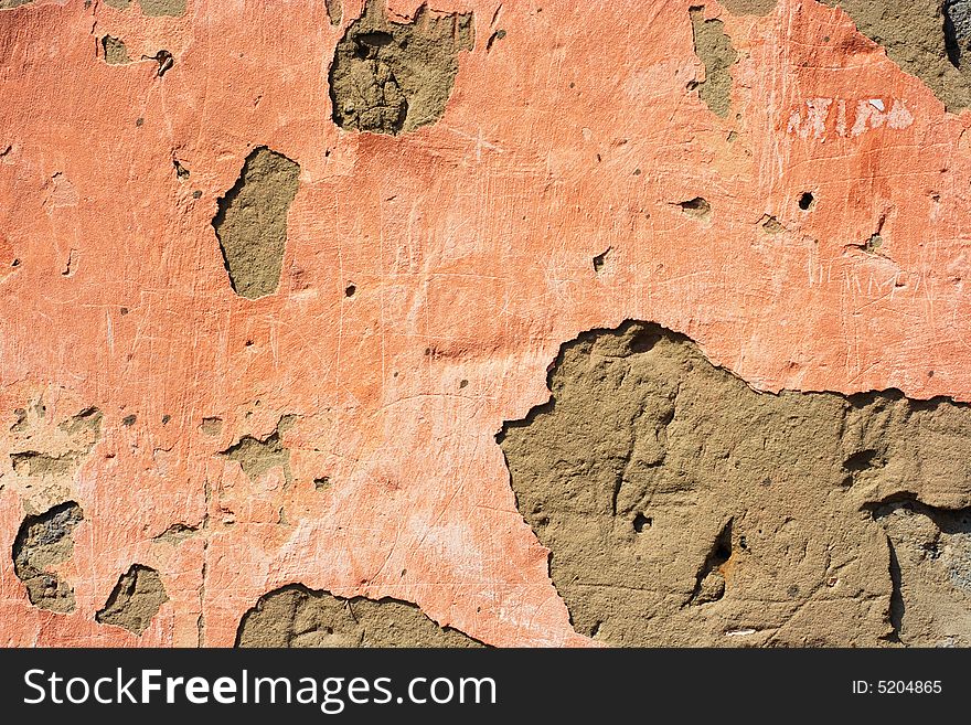 Old wall texture - can be used as abstract background. Variant one. Old wall texture - can be used as abstract background. Variant one.