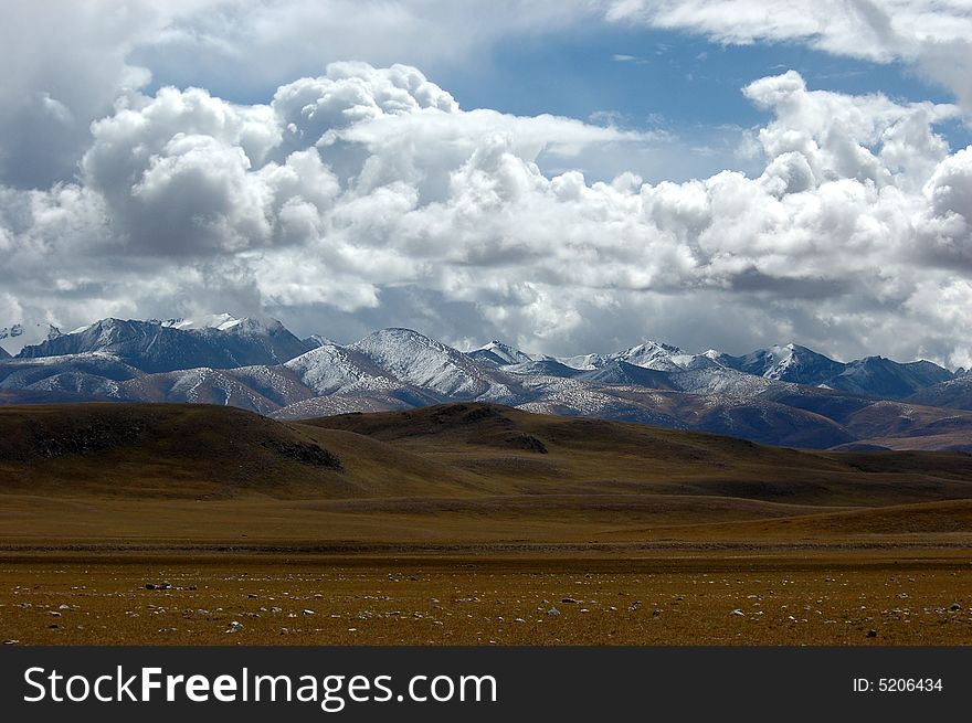 The Clouds Sheet Over The Tibet