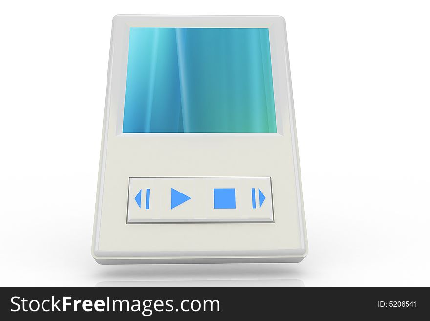 White Music Player 3