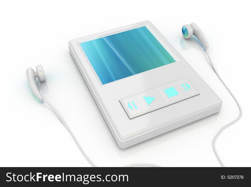 White Music Player 4