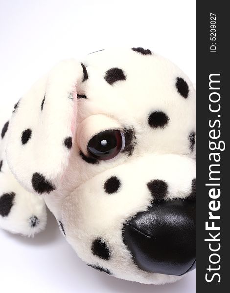 Dalmatian toy stuffed dog