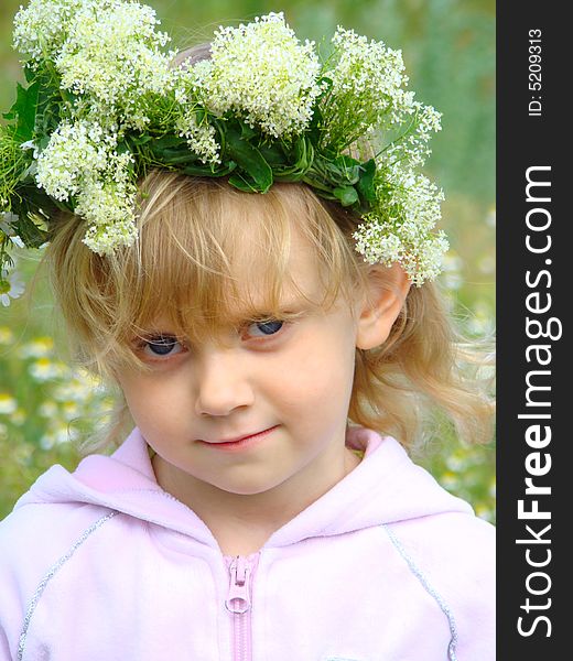 Little Girl And Chaplet.