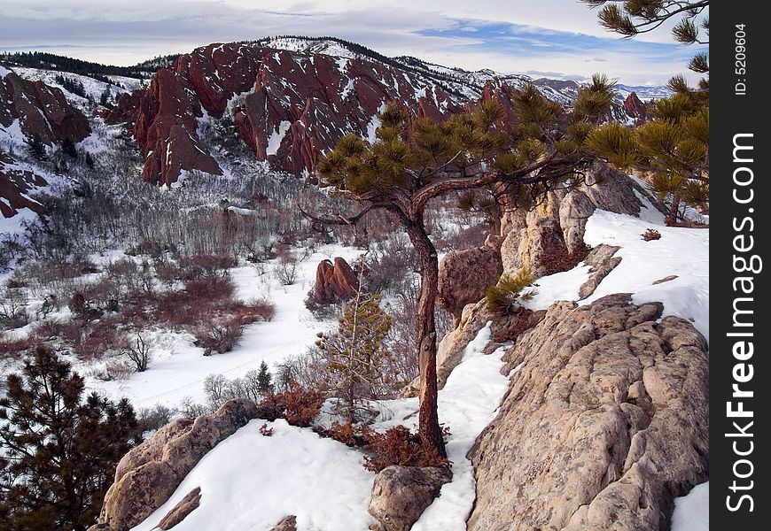 A November image of the Lyons Overlook at Roxborough State Park, Colorado. A November image of the Lyons Overlook at Roxborough State Park, Colorado