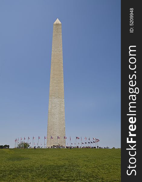 People from around the world tour the Washington Monument