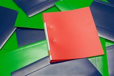 Red Folder Royalty Free Stock Images