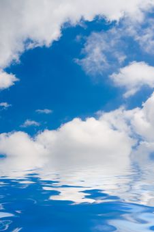Blue Sea And Sunny Sky Stock Photo Blue Sea And Sunny Sky Stock Photo