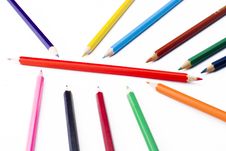 Colorful Pencils Royalty Free Stock Photography Colorful Pencils Royalty Free Stock Photography