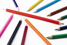 Colorful Pencils Royalty Free Stock Images Colorful Pencils Royalty Free Stock Images