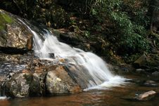 Laurel Falls In The Smoky Mountains NP Stock Photo Laurel Falls In The Smoky Mountains NP Stock Photo